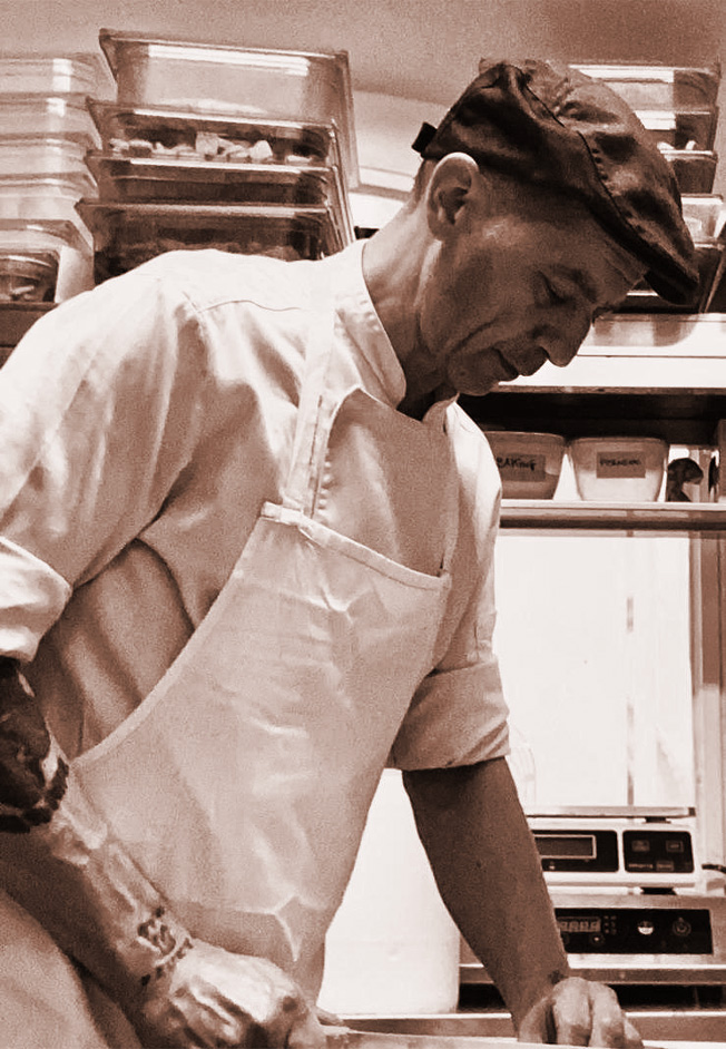 Roberto Malin al lavoro
