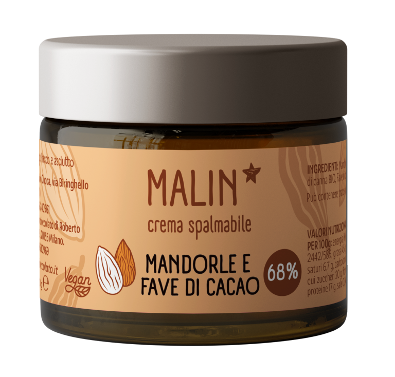 Mandorle 68% e fave di cacao